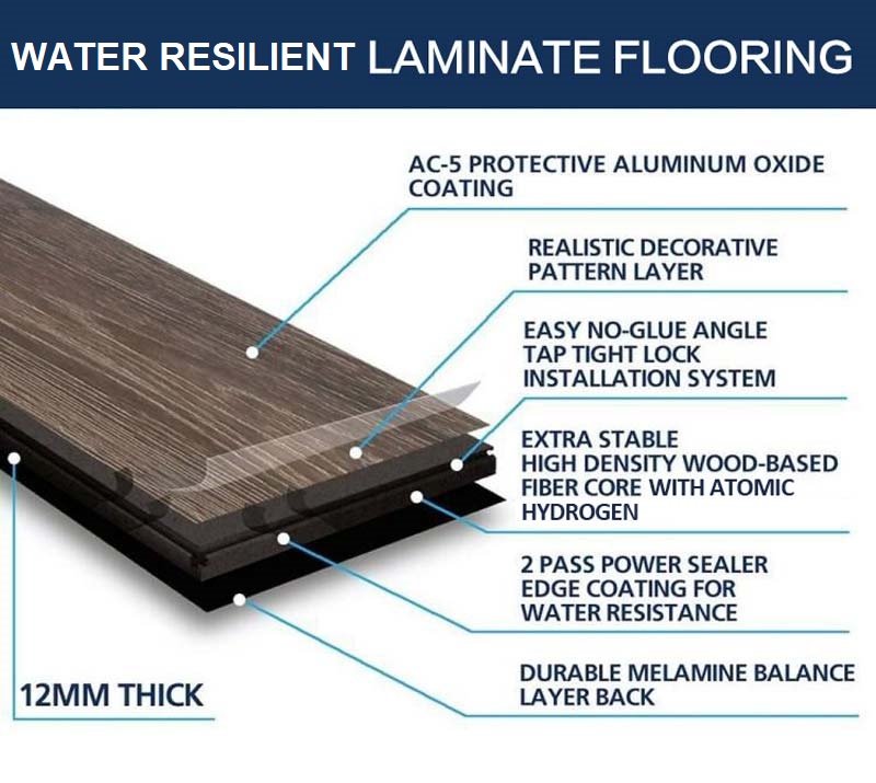 Water Resilient Laminate Flooring Sydney (12MM Thick)